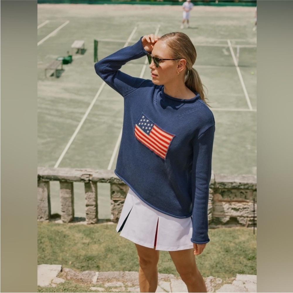 Tuckernuck/Tnuck Sport 14 inch Carly Tennis Skirt in Americana, Size Large, NWT - Picture 10 of 16